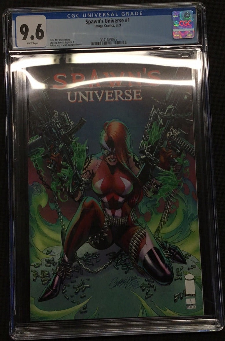 DF SPAWN UNIVERSE #1 CGC 9.6