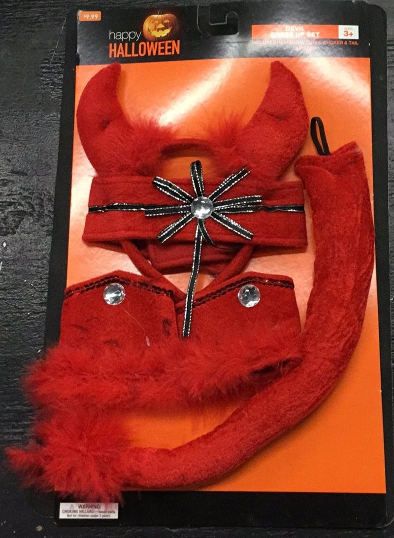 Happy Halloween devil dress up set