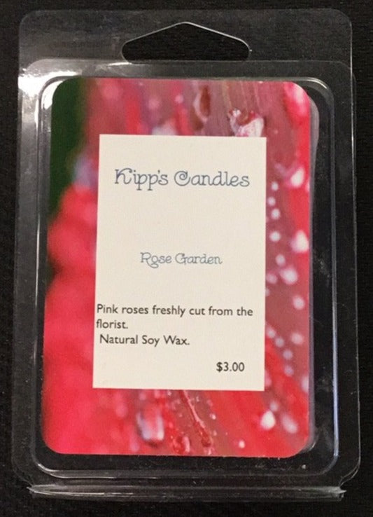 Rose garden wax cubes