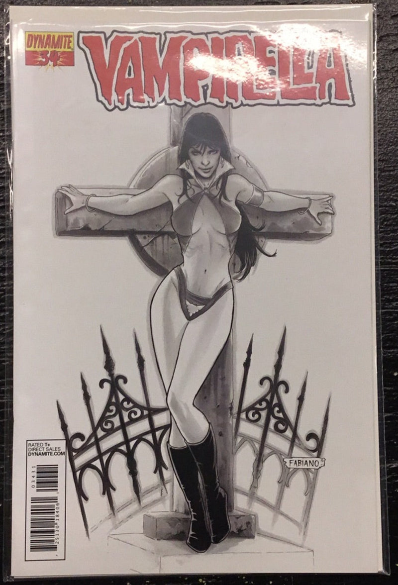 DF Vampirella #34 black and white with COA NM