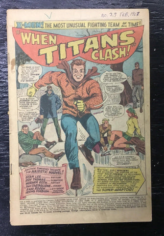 Uncanny X-Men (1963 1st Series) #29 FA - Corn Coast Comics