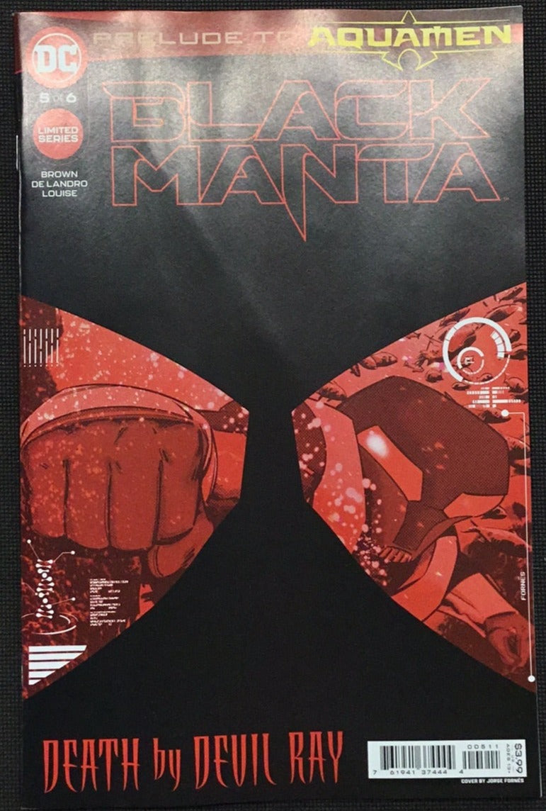 BLACK MANTA #5 (OF 6) CVR A JORGE FORNES NM