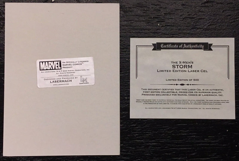 Limited Edition X-Men Storm laser cut cel