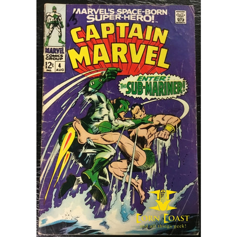 Captain Marvel (1968 1st Series Marvel) #4 VG - Corn Coast Comics