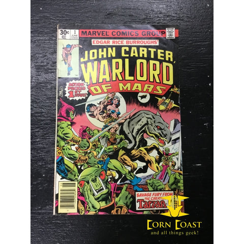 John Carter Warlord of Mars (1977 Marvel) #1 FN