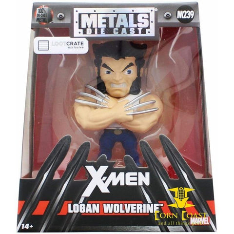 Jada Die-Cast Metal Logan Wolverine M239 LootCrate Exclusive