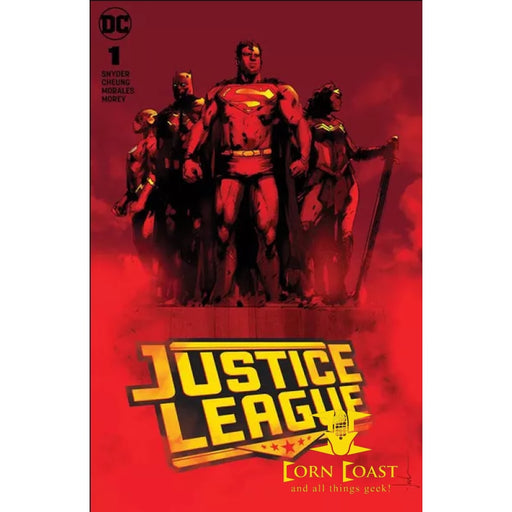 Justice League #1 Forbidden Planet Jock Variant NM - Back 