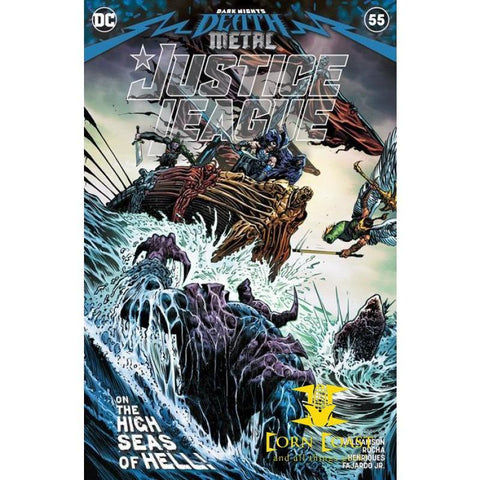 JUSTICE LEAGUE #55 CVR A LIAM SHARP (DARK NIGHTS DEATH 