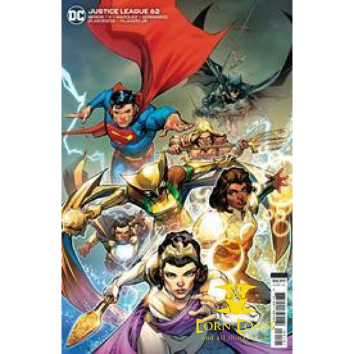 JUSTICE LEAGUE #62 CVR B HOWARD PORTER CARD STOCK VAR - Back