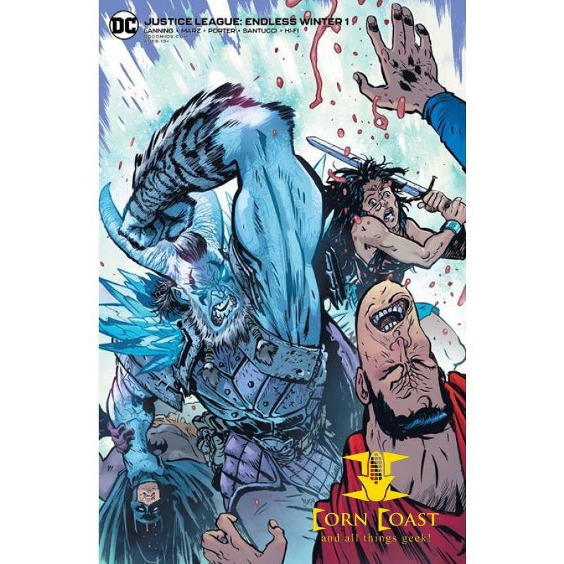 JUSTICE LEAGUE ENDLESS WINTER #1 (OF 2) CVR B DANIEL WARREN 
