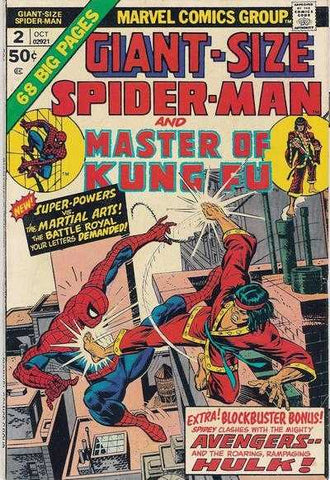 Giant-Size Spider-Man and Master of Kung Fu (vol 1) #2 VG