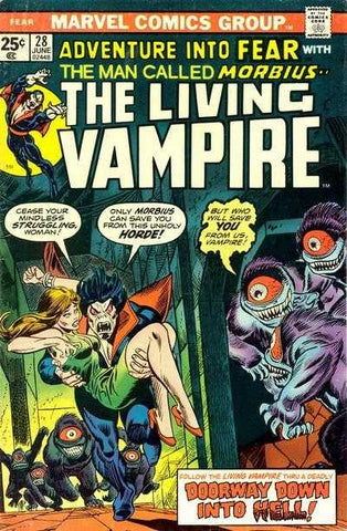 Fear with the man called Morbius, The Living Vampire #28 GD