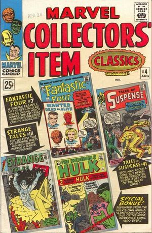 Marvel Collectors' Item Classics #4 VG