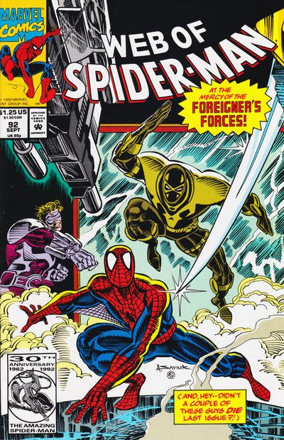 Web of Spider-Man (vol 1) #92 NM