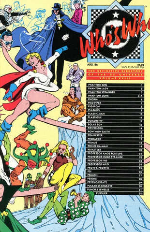 Who's Who: The Definitive Directory of the DC Universe 1985 #18 NM