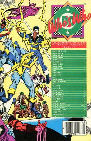 Who's Who: The Definitive Directory of the DC Universe 1985 #3 NM