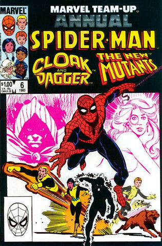 Marvel Team-Up Annual featuring Spider-Man, Cloak and Dagger, and New Mutants #6 VF