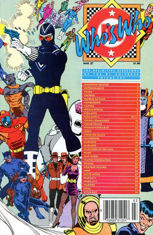 Who's Who: The Definitive Directory of the DC Universe 1985 #25 NM