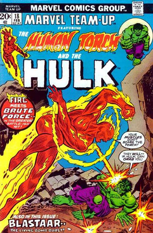 Marvel Team-Up featuring Human Torch and the Hulk (vol 1) #18 VF