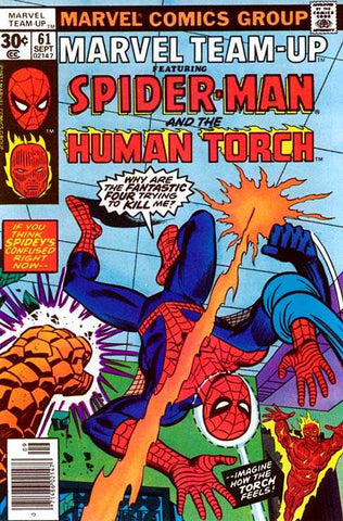 Marvel Team-Up featuring Spider-Man and Human Torch (vol 1) #61 VF