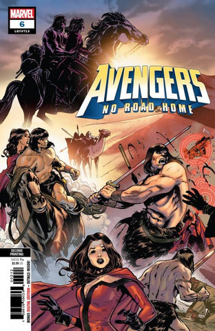 Avengers: No Road Home #6 2nd Printing Izaakse Variant NM