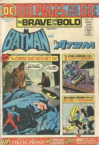 The Brave and the Bold (vol 1) #115 FN