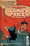 Batman/Superman: World's Finest #1 Cover G Incentive 1:25 Chip Zdarsky Superman Slap Battle Card Stock Variant NM