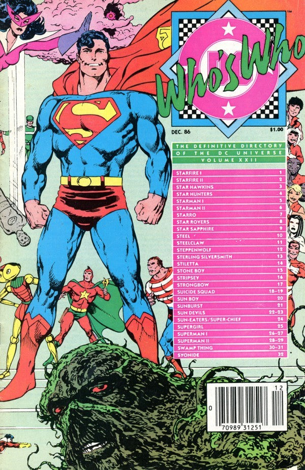 Who's Who: The Definitive Directory of the DC Universe 1985 #22 NM