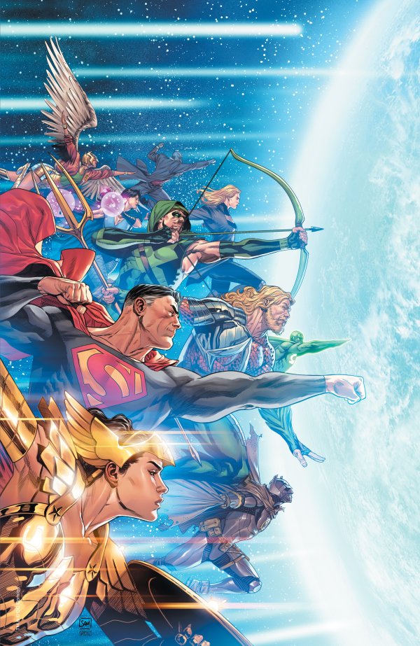 Dark Crisis on Infinite Earths #5 Cover F Incentive 1:100 Daniel Sampere & Alejandro Sanchez Foil Card Stock Variant NM