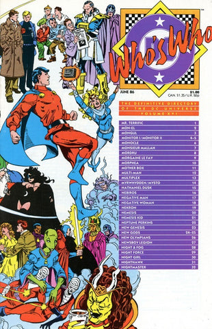 Who's Who: The Definitive Directory of the DC Universe 1985 #16 NM