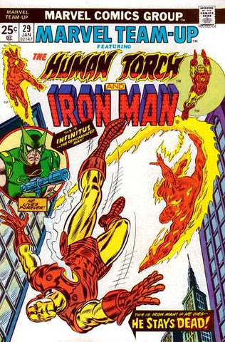 Marvel Team-Up featuring the Human Torch and Iron Man #29 FN