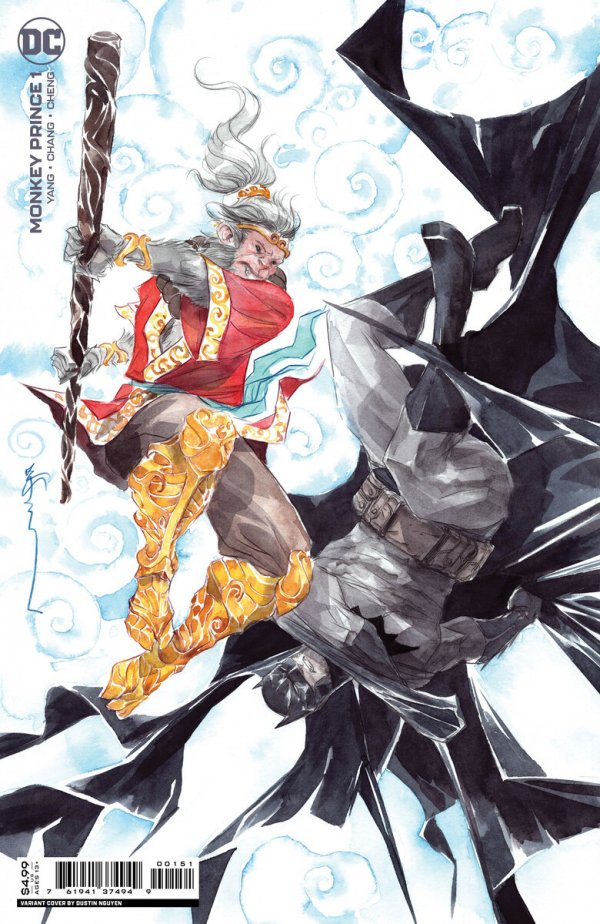 Monkey Prince (vol 1) #1 Cover E Incentive 1:50 Dustin Nguyen Card Stock Variant NM