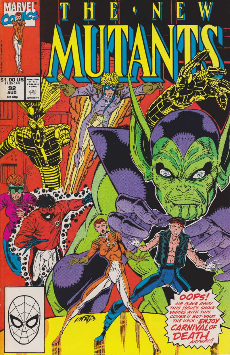 The New Mutants (vol 1) #92 NM
