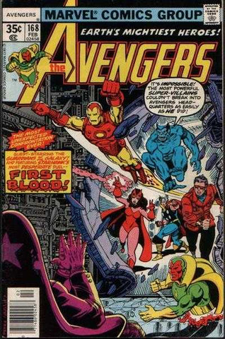 The Avengers (vol 1) #168 NM