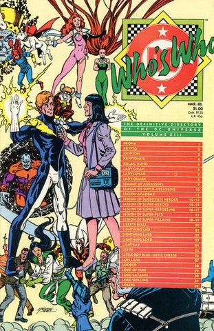 Who's Who: The Definitive Directory of the DC Universe 1985 #13 NM