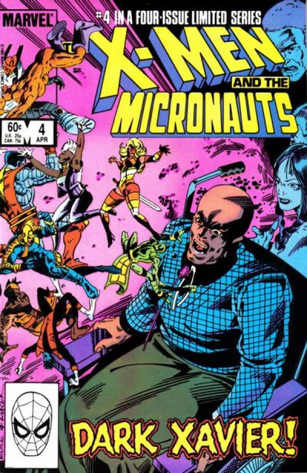 The X-Men and the Micronauts #1-4 Complete Set NM