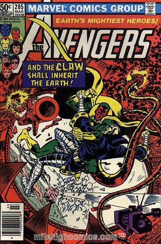 The Avengers (vol 1) #205 VG