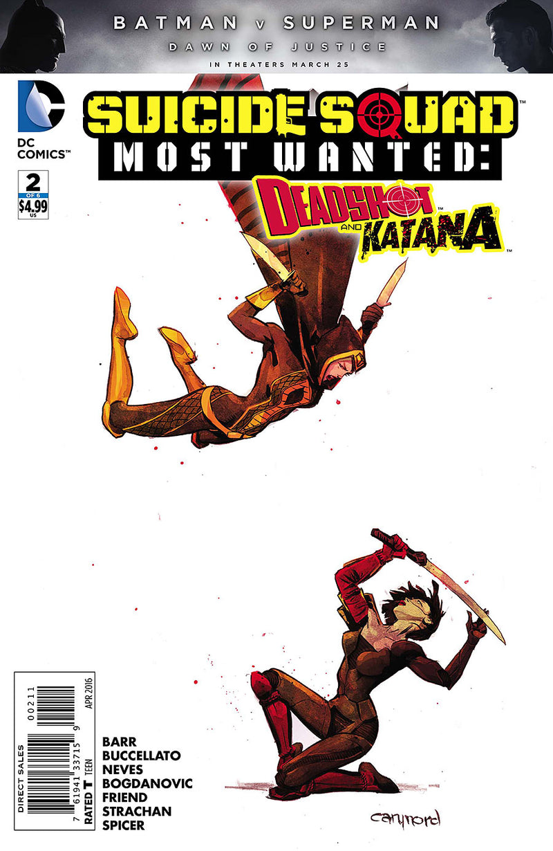 Suicide Squad Most Wanted: Deadshot and Katana #1-6 Complete Set NM