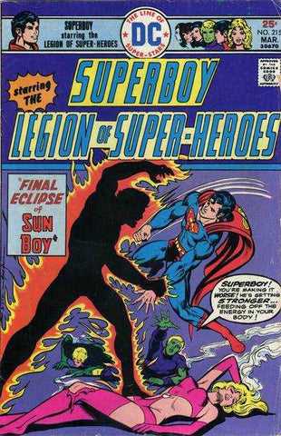 Superboy starring the Legion of Super-Heroes (vol 1) #215 VG
