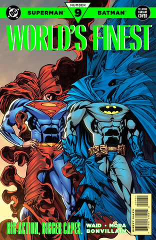 Batman/Superman: World's Finest (vol 1) #9 Cover C Mario Foccillo & Pressy '90s Cover Month Card Stock Variant NM