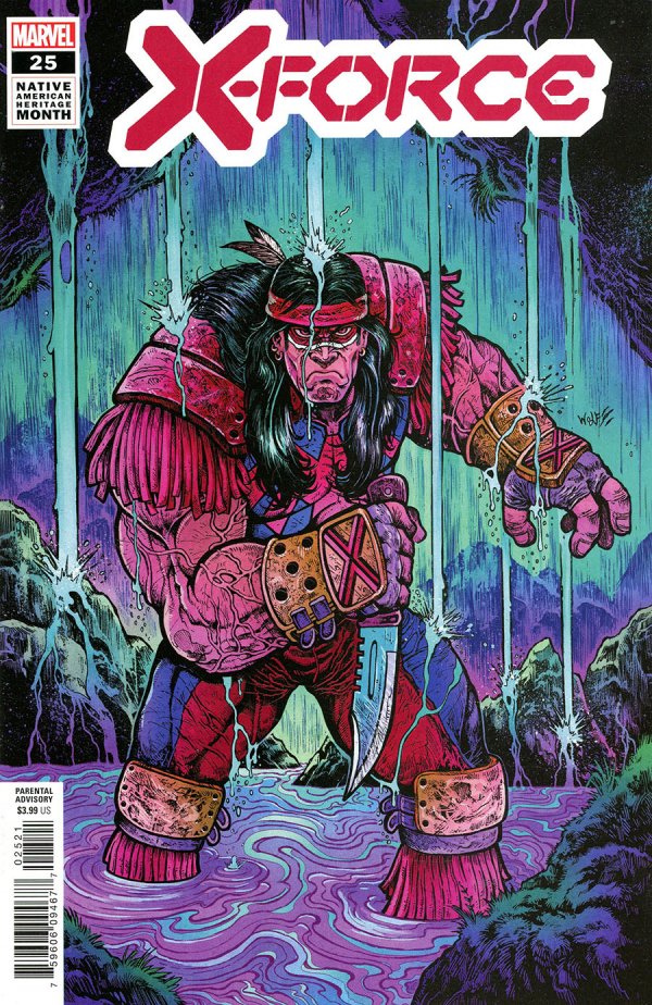 X-Force (vol 6) #25 Maria Wolf Native American Heritage Month Variant NM