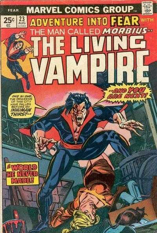 Fear with the man called Morbius (vol 1) #23 VG