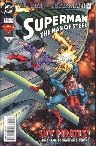 Superman: The Man of Steel #51 VF