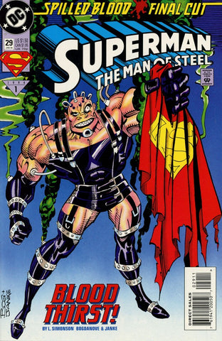Superman: The Man of Steel #29 VF