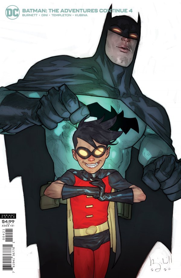 Batman: The Adventures Continue #4 Card Stock Variant Cover NM