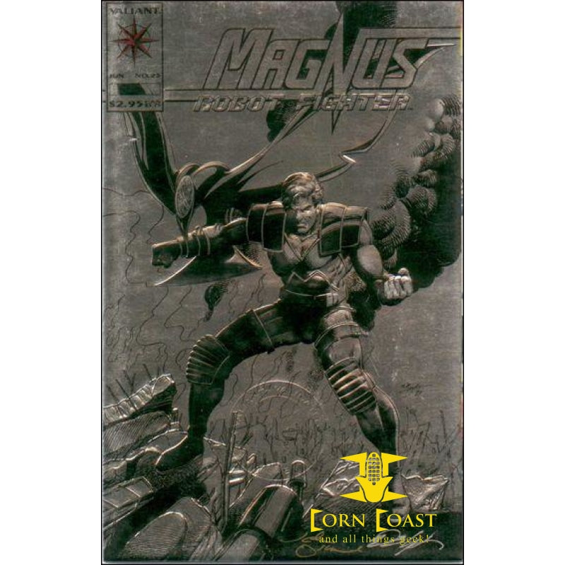 Magnus Robot Fighter #25 Valiant Validated Signature Series 