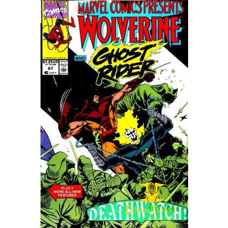Marvel Comics Presents... Wolverine and Ghost Rider #67 VF -