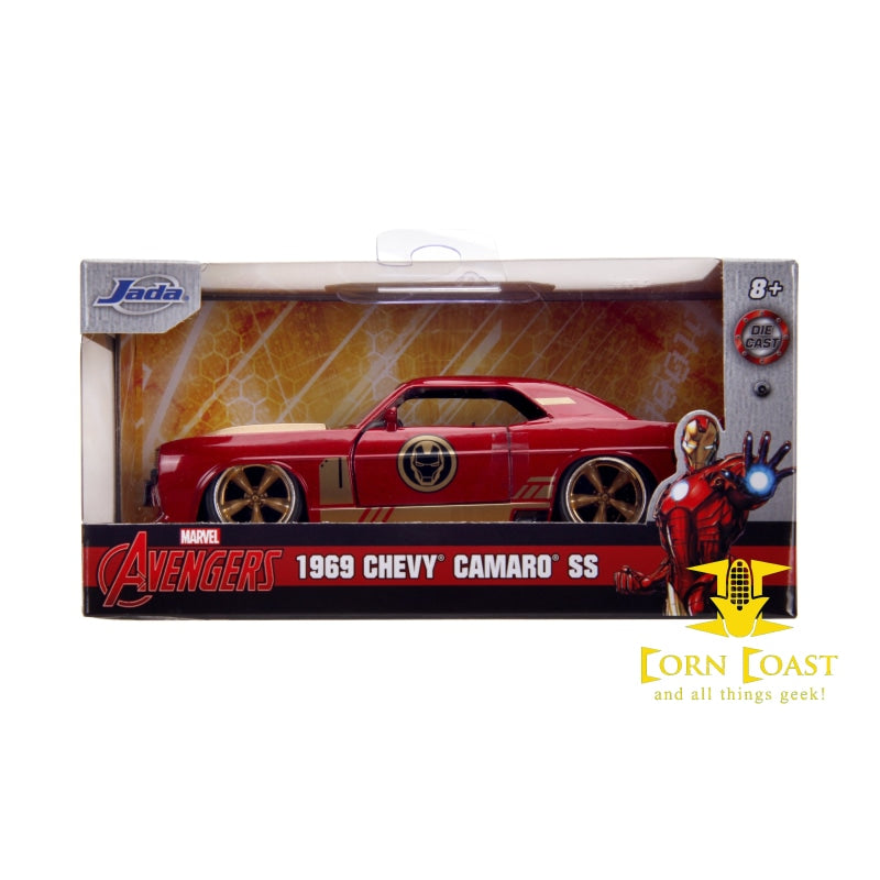 MARVEL IRON MAN 1969 CHEVY CAMARO 1/32 VEHICLE - Toys & 