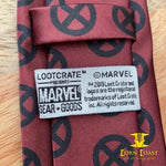 Marvel Loot crate X Men necktie and tie clip - Clothing & 