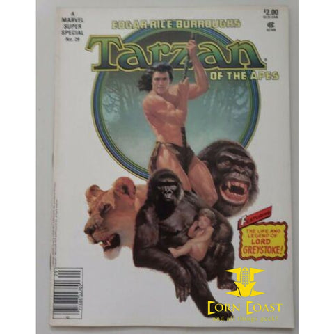 MARVEL SUPER SPECIAL #29 TARZAN OF THE APES MAGAZINE VG - 